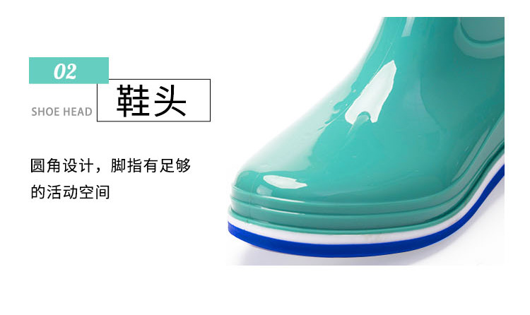 Mùa đông ống cao ấm áp cộng với giày đi mưa bằng cotton trong ống chống thấm nước cho nam và nữ đi mưa nhà bếp giày cao su chống trượt cộng với giày nhung giày cao su đi mưa