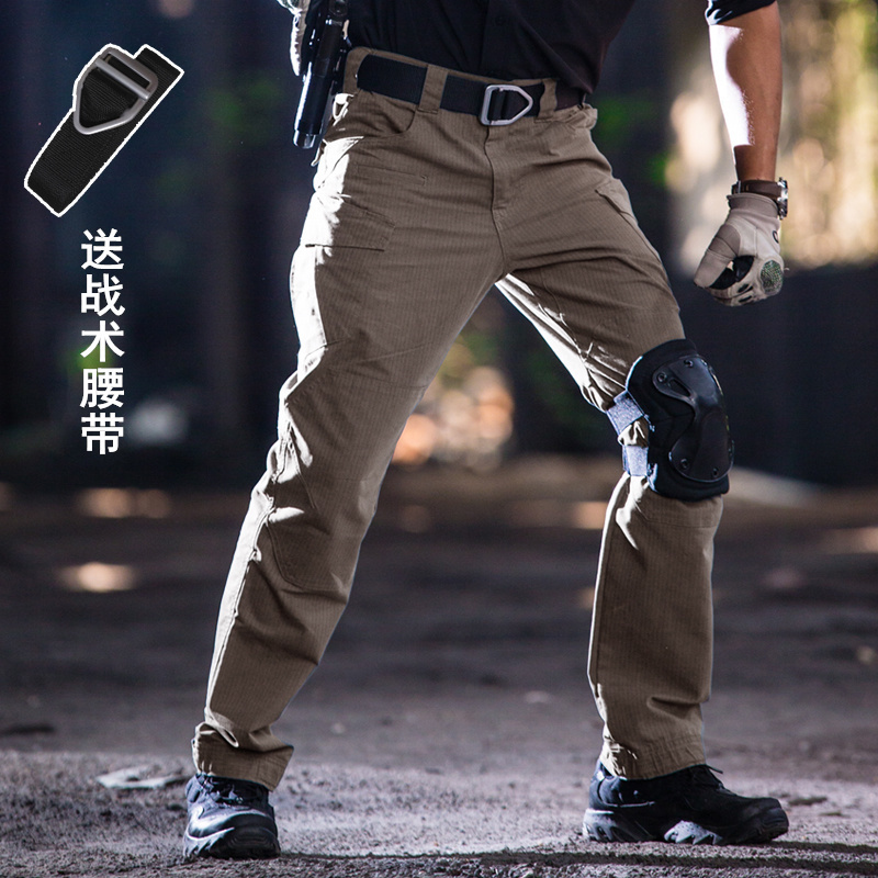 New Archon Thunderbolt Tactical Pants Men's Spring and Autumn Military Fans Slim Fit Special Forces Outdoor Work Dress Training Waterproof