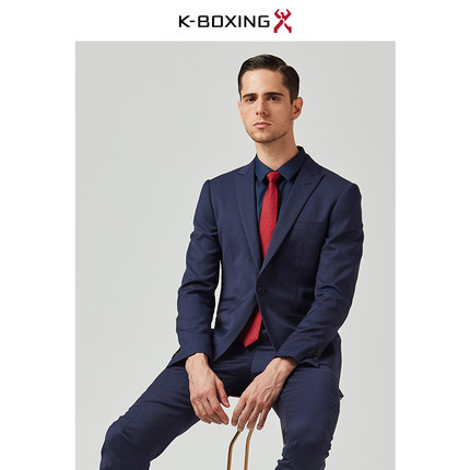 劲霸男士西服套装外套秋季新品套西服免费尝鲜！