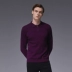 Áo len nam Jinba Áo len nam dài tay áo len dài Phần mỏng Áo len cashmere mùa thu | HYEL3399 - Áo len Cashmere áo cổ lọ nam Áo len Cashmere