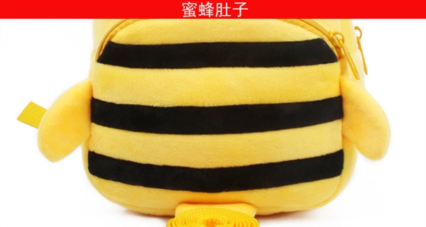 Trẻ em chống mất ba lô con ong nhỏ 2 túi bb vai bé 1-3 tuổi bé dễ thương hoạt hình túi sang trọng - Túi bé / Ba lô / Hành lý