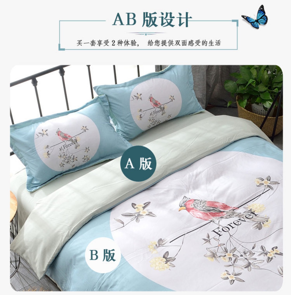 Giải phóng mặt bằng cotton dày bốn mảnh Bộ 1,8m đơn đôi bông mùa đông bộ chăn ga gối cotton