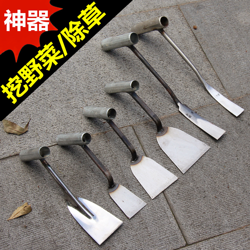 Household small shovel, outdoor shovel, weeding, agricultural digging, gardening special spade, flower planting, weeding tool artifact set