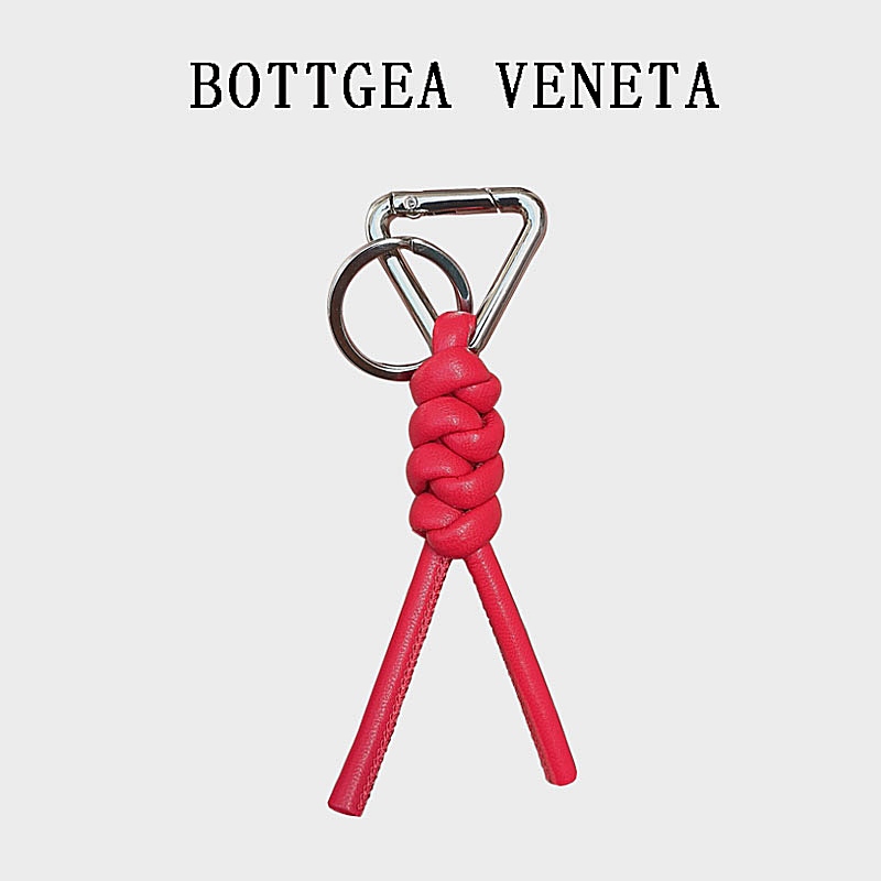 Bv Keychain Car Key Pendant Genuine Leather Braided Diamond Knot Bag Accessory Unisex High-End Gucci Key Chain Bv Keychain Car Key Pendant Genuine Leather Braided Diamond Knot Bag Accessory Unisex High-End Gucci Key Chain