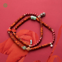 Meadow bridesmaids unrivaled Zhu sand natural Beajade emerald green pine stone bracelet handstring delicate bestie gift