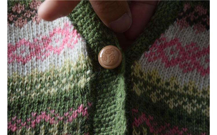 Bộ phận rừng Nhật Bản retro cô gái học đại học gió jacquard đan áo len len hoang dã vest vest sinh viên sang trọng ao kieu dep
