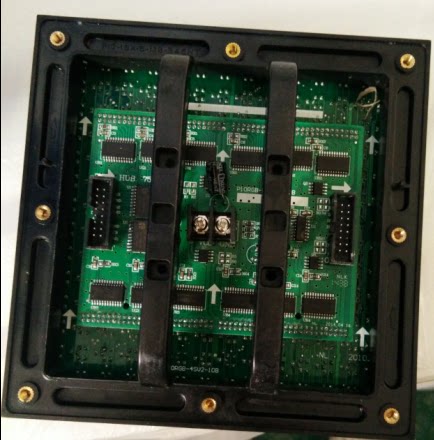 P10 full color in-line module 160X 160mm P10-1R1G1B outdoor full color display unit board HUB75