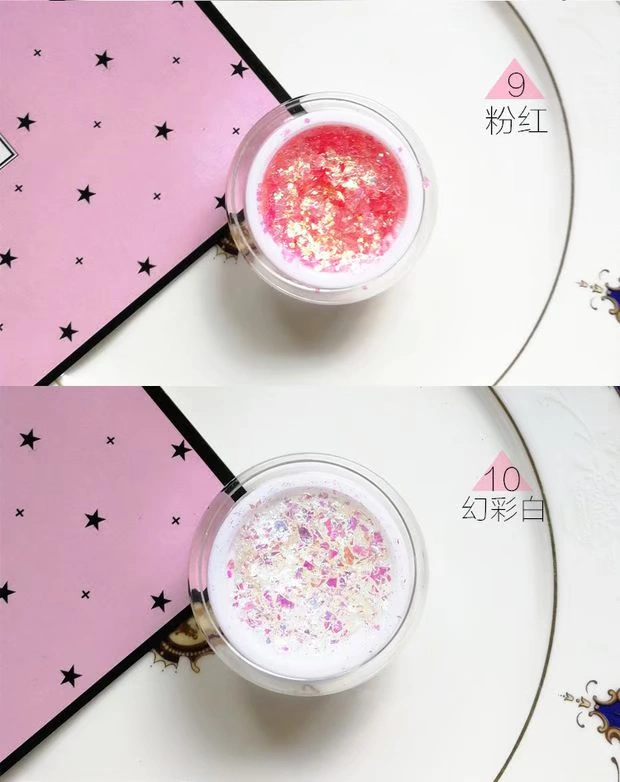 Elf Dust Lolita Nàng tiên cá quy mô Gel long lanh Kem bóng cô gái Heart Heart Eye Eye Makeup