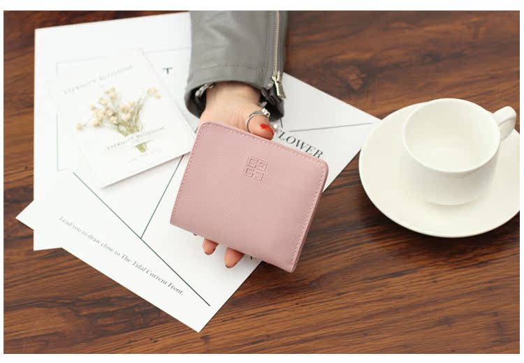 [Đặc biệt hàng ngày] Ví da ngắn Ví da nữ Ví mỏng Thẻ mini Ví khóa đơn giản ví da cá sấu