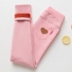 Thu đông 2018 mặc quần legging bé gái mới cộng với nhung dày cho bé gái mùa đông quần denim trẻ em mặc dài quần lót lông dày ấm cho bé