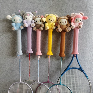 Sanrio, ракетка для бадминтона, ручка, защитный чехол, теннисная рукоятка ручной работы