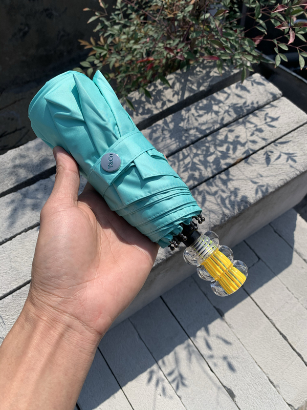 Tiffany 50% off Manual Sunshade Umbrella for Girls Going to School and Work, High-End Sun Protection Umbrella with Colored Coating