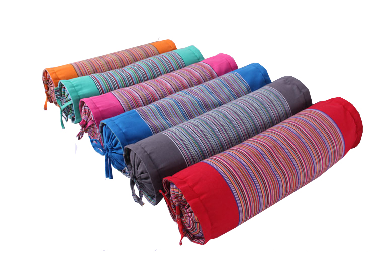 Fu dệt cũ thô vải kẹo quanh cổ gối cổ tử cung mở rộng để tăng Gối kiều mạch thân thể tháo rời và rửa được - Gối gối lông ngỗng
