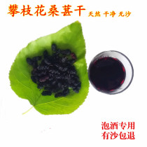 Sichuan Panzhihua sand-free black mulberry dried fresh black mulberry Dried mulberry fruit Mulberry soaked mulberry wine tea powder