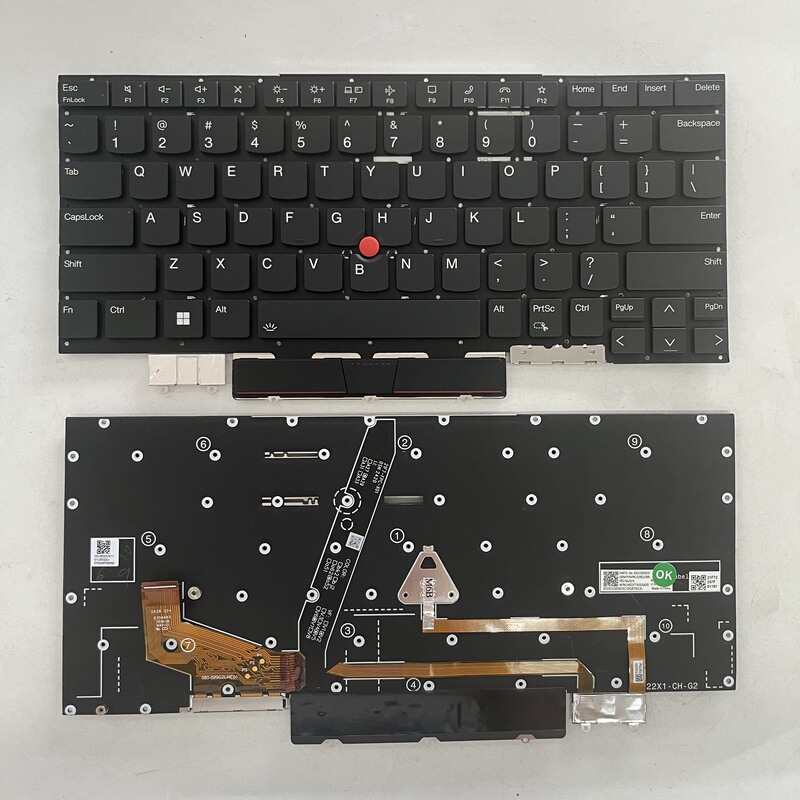 Suitable for Lenovo ThinkPad X1 Carbon 2022 X1C 10Th Gen10 Notebook Keyboard Suitable for Lenovo ThinkPad X1 Carbon 2022 X1C 10Th Gen10 Notebook Keyboard