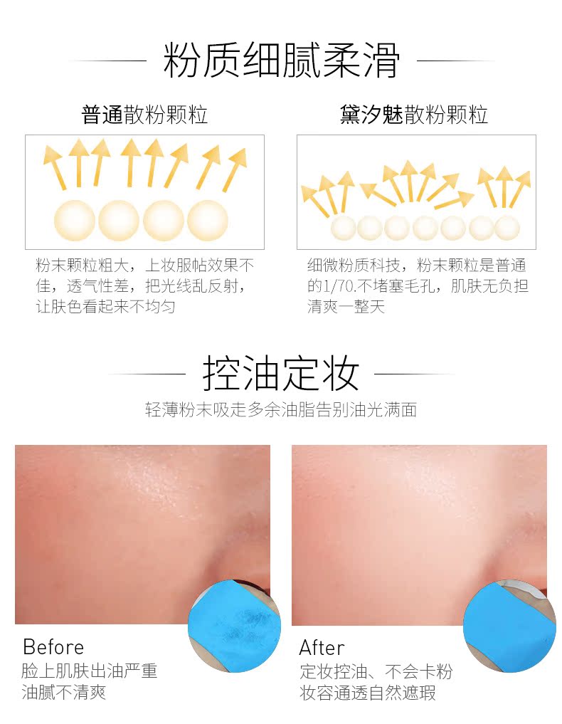 Kiểm soát khoáng chất bột dầu lỏng bột che khuyết điểm kéo dài phấn trang điểm nữ sửa chữa khả năng giữ ẩm bột chống thấm tốt bột đêm tốt - Quyền lực phấn chanel