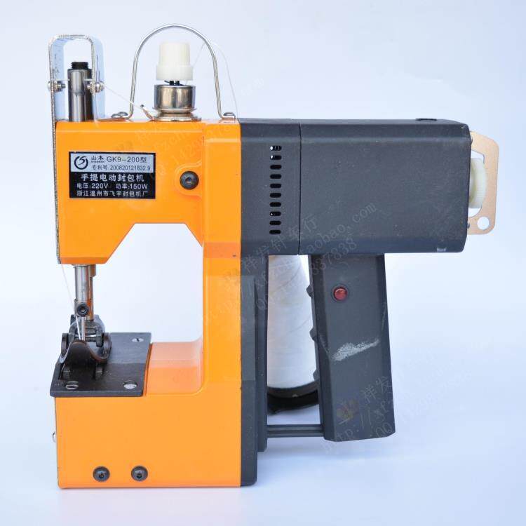 Gun-type portable electric sewing machine woven bag packing machine bag sealing machine sealing machine Yamamoto GK9-200 meters bag