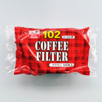 Japan kalita NK102 Coffee filter paper Fan-shaped hand punch pot filter cup Smart cup filter paper 100 pieces