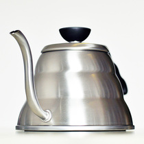 Japan Hario cloud coffee hand punch pot small mouth pot Stainless steel small mouth kettle VKB-100HSV 1L