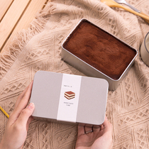 Tiramisu Packaging Box Cookie Cookie Horse Mouth Iron Case Snowflake Crisp Bull Rolling Sugar Fruit Baking Gift Empty Jar Iron Box