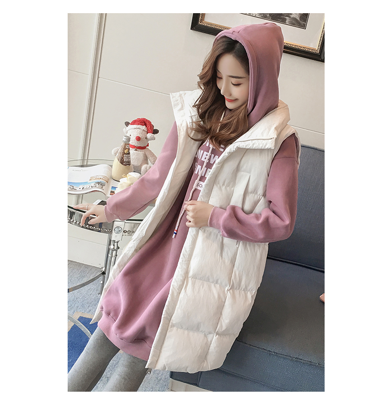 Bộ đồ mùa đông cho bà bầu 2018 mới của Hàn Quốc cộng với nhung mặc bộ đồ hai dây cho mẹ thời trang thu đông đầm bầu dài tay