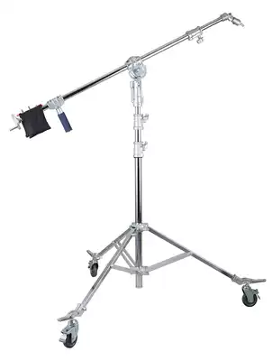 Film and television ceiling lamp holder mobile roller rocketed lamp holder heavy lamp holder crossbar sandbag 15KG load-bearing inclined arm lamp holder