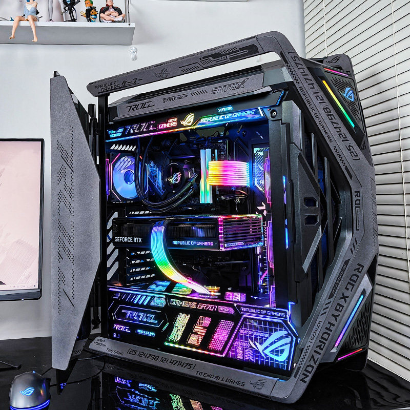 ASUS Genesis God Family bucket ROG desktop Host 9850X3D настольный компьютер с водяным охлаждением и видеокартой 5090 Изображение 1