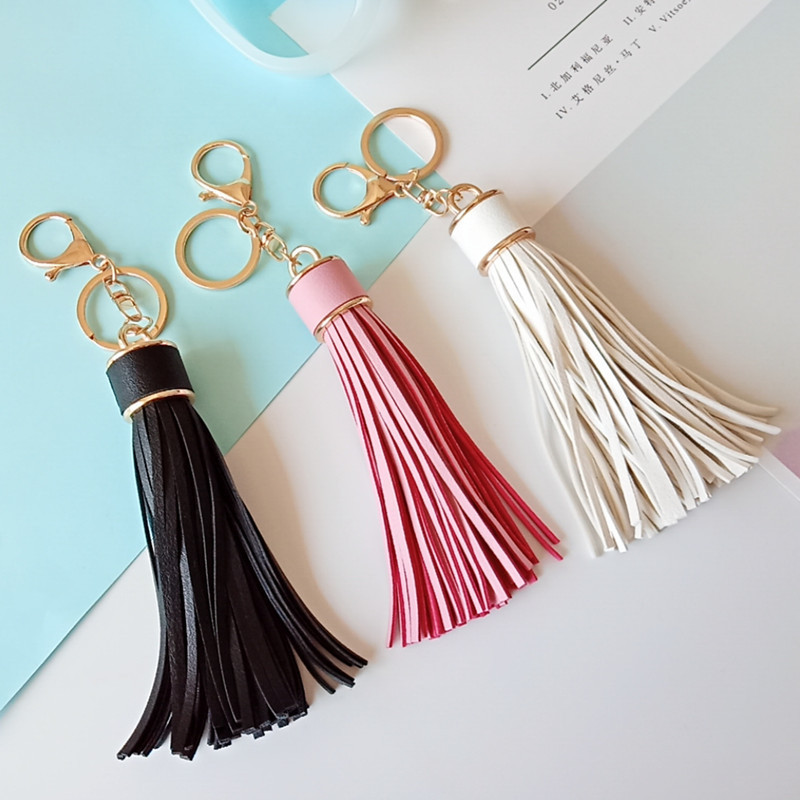 New Simulated Leather Pu Leather Tassel Pendant Keychain Pendant Clothing Accessories Pendant Car Ornaments New Simulated Leather Pu Leather Tassel Pendant Keychain Pendant Clothing Accessories Pendant Car Ornaments