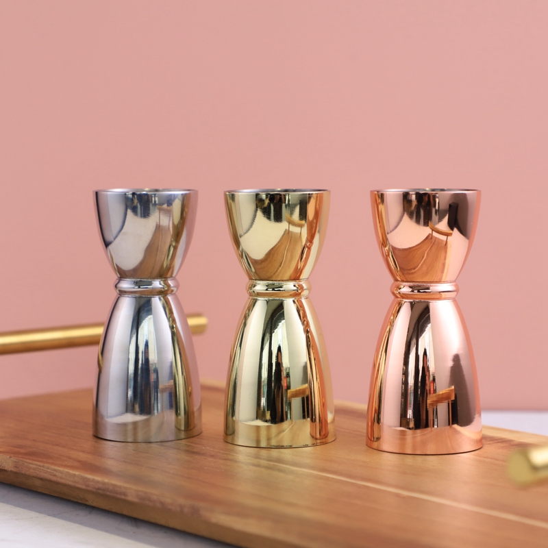Bar utensil days Type U type Wine Tager Gold Plated Ounces of wine Anse measuring cup Jigger30 45ml