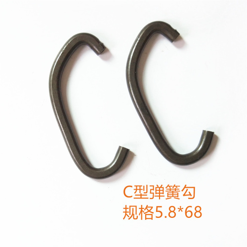 Shoe last manufacturers professional direct selling shoe last hardware accessories sliding C-shaped spring shoe last hook 5 8*68
