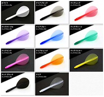 Japanese CONDOR solid color one-piece drop dart tail S short pole darts leaf one dart leaf
