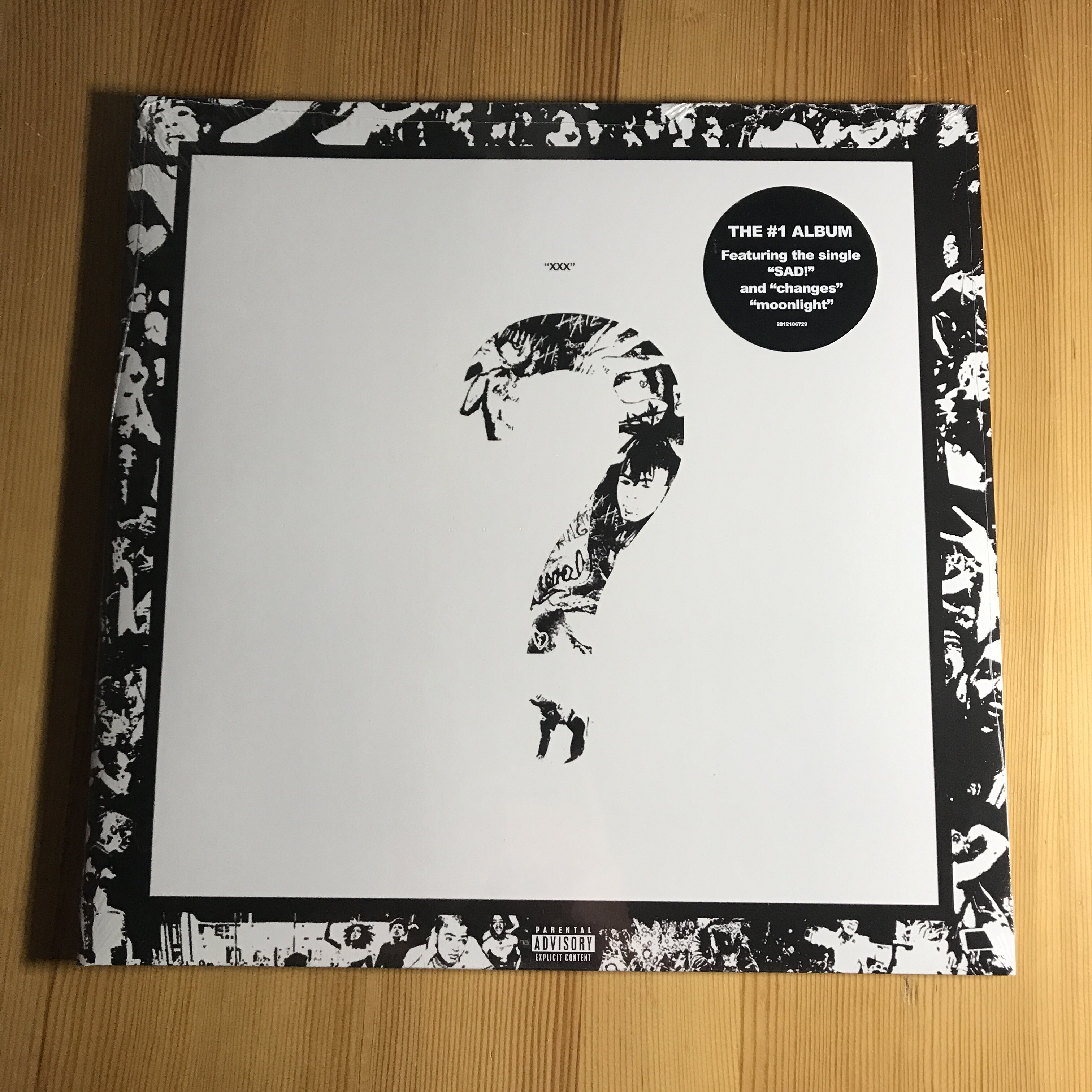 The xxxtentacion -? Question mark New undemolished LP Black Gel Record Spot-Taobao