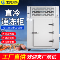 Commercial Straight Cold Quick-surgelé Cabinet congelé Freezer Sea Cucumber Ladle Oil Strip Low Temperature Minus 45 Degrees Large Capacity Speed Freezing Machine