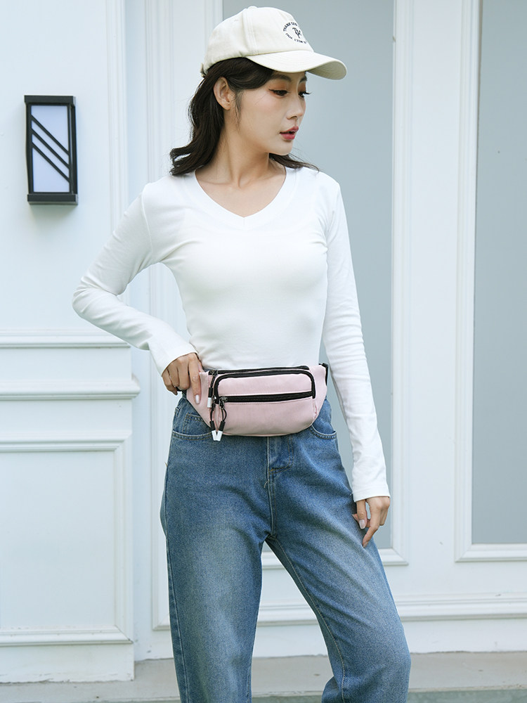 Waterproof Work Running Fashion Sports Phone Waist Bag for Women 2026 New Multifunctional Men's Crossbody for Work Sites