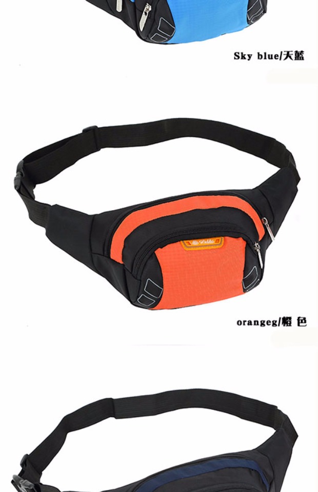 Túi thể thao 7 inch nam nữ chạy bộ thu tiền đa chức năng bộ sưu tập túi du lịch giải trí 2018 phiên bản mới của Hàn Quốc túi đeo hông the thao