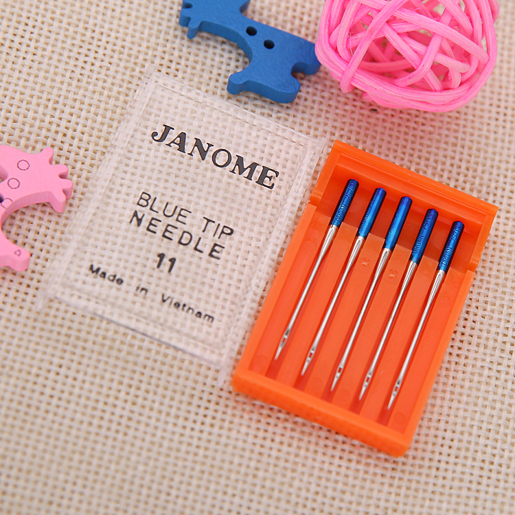 Zhenshanmei original blue needle knitted elastic fabric to prevent jumping needle thread household sewing machine needle purple needle