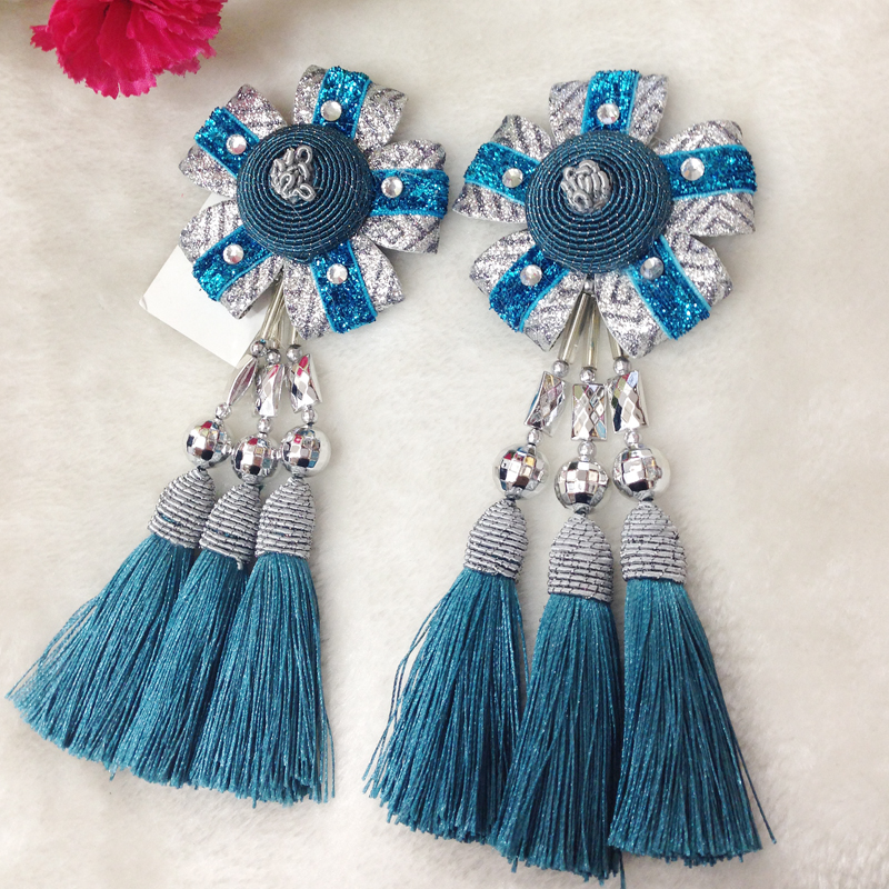 New curtain hanging ball accessories Home textile decoration small pendant hanging ear pin tassel small flower curtain head hanging ear sofa