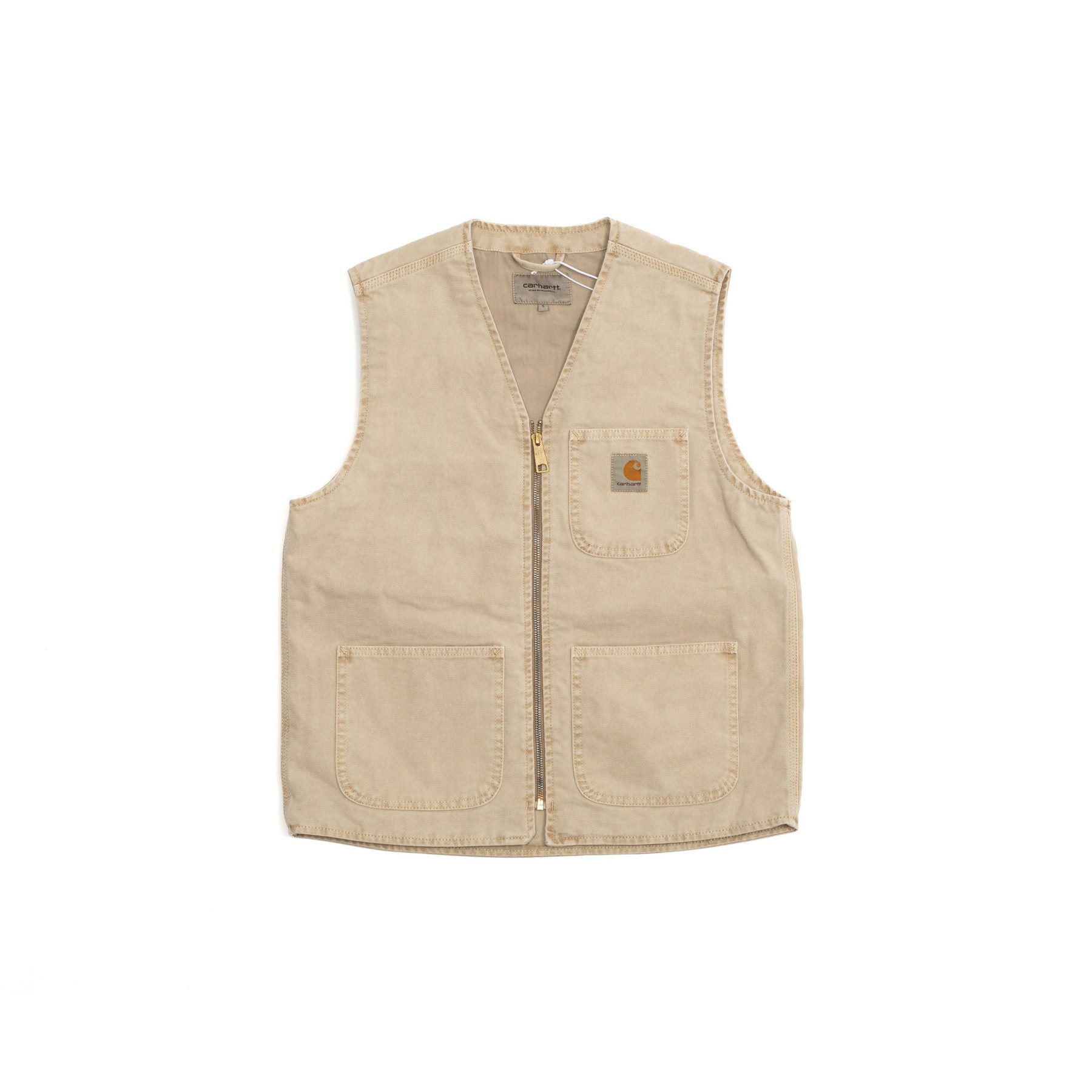 Жилеты carhartt wip arbor vest 卡哈男女水洗做旧工装马甲多口袋背心