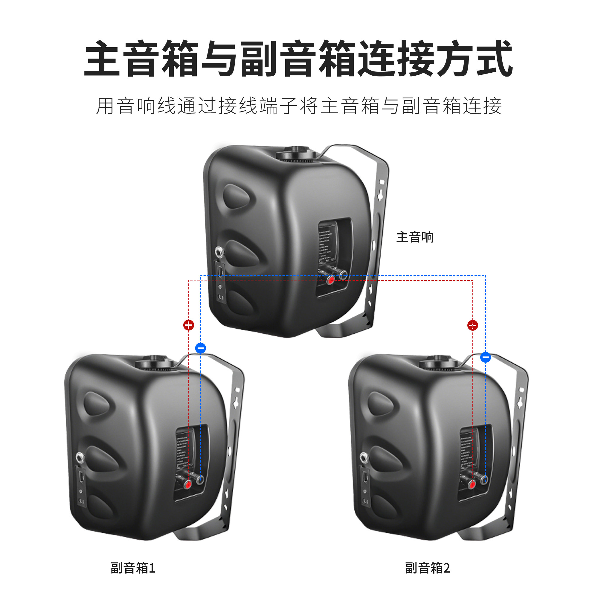 Guoyu Guoyu G-L5S Wall-Mounted Audio Active Wall-Mounted Wireless Bluetooth Speaker Two-Way Subwoofer Speaker