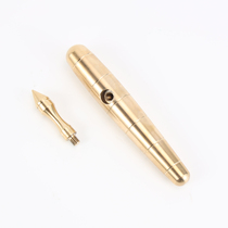 Solid copper T-shaped stick inside and outside window-breaking self-defense pure brass T-shaped dumbbell collection massage short stick