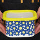 Oulijia Enamel Enamel Fresh Box Enamel Fresh Container Fresh utensils Vintage Retro Enamel Fresh Fresh