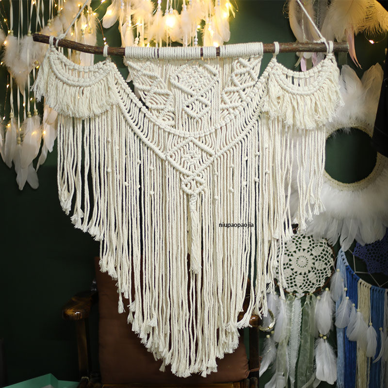 in the new button Bubble Home Photo Grid Wall Wind Tapestry Bedroom Dorm Room Renovation Arranged Headboard Decoration