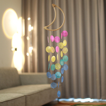 Shell wind chime hanging decoration door decoration bedroom room small fresh pendant hanging creative birthday gift for girlfriend