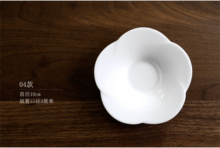 Giới thiệu về cuộc sống về bạn Coaster gốm sứ phong cách Nhật Bản Sản phẩm gốm giữ cốc trà trắng Kung Fu bộ tách trà cách nhiệt bộ ấm trà đạo