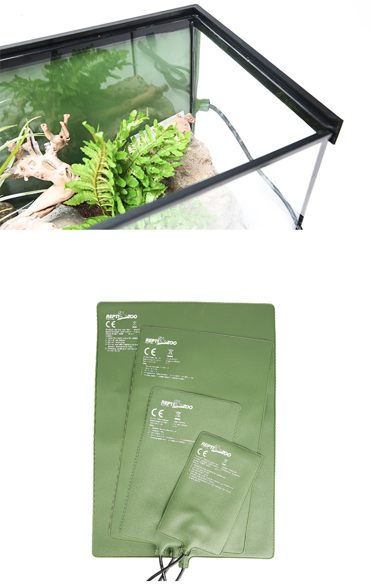 Аксессуары для рептилии reptizoo宠物爬宠加热垫温控睫角守宫蛇角蛙乌龟寄居蟹保温加温片 101564831