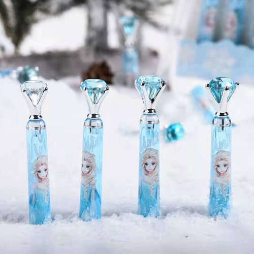 Бриллиантовый синий прозрачный карандаш для принцессы, защитный чехол, «Холодное сердце», 10 шт