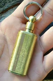 Зажигалка на керосине для ключей, латунный дозатор масла, со снежинками