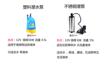 12v household small pumping pump High lift self-suction pump submersible pump High pressure pumping suction pump refueling 220V