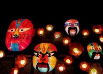 Middle Autumn Beauty Chen Zhongqiu Lantern Festival Lantern Festival Light Cloth Art Beauty Chen Decorated Cartoon Opera Face Spectrum Styling Mid-Autumn Festival