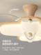 Artistic Children's Room Invisible Fan Light Airplane Boy Full Spectrum Eye Protection Antique Style Solid Wood Bedroom Lamp Casagd